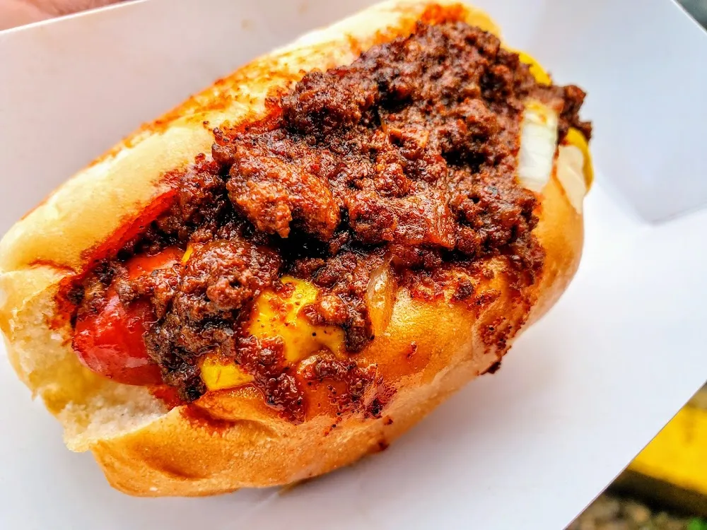 Mini Hot Dog with Chili